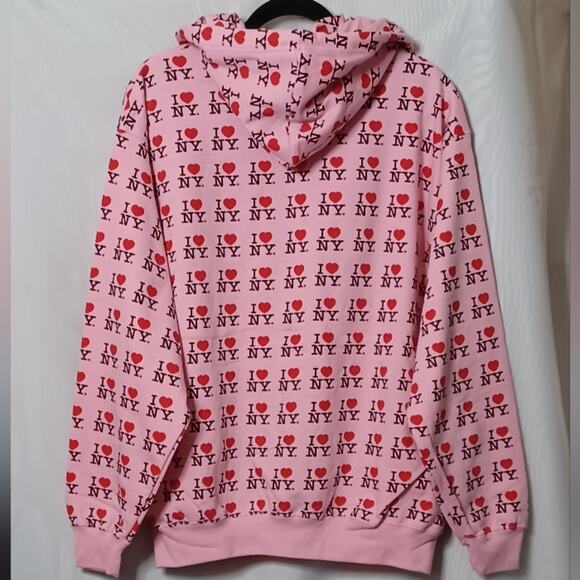NYC I Love NY Women's Pink Hoodie. Size L - Picture 9 of 15